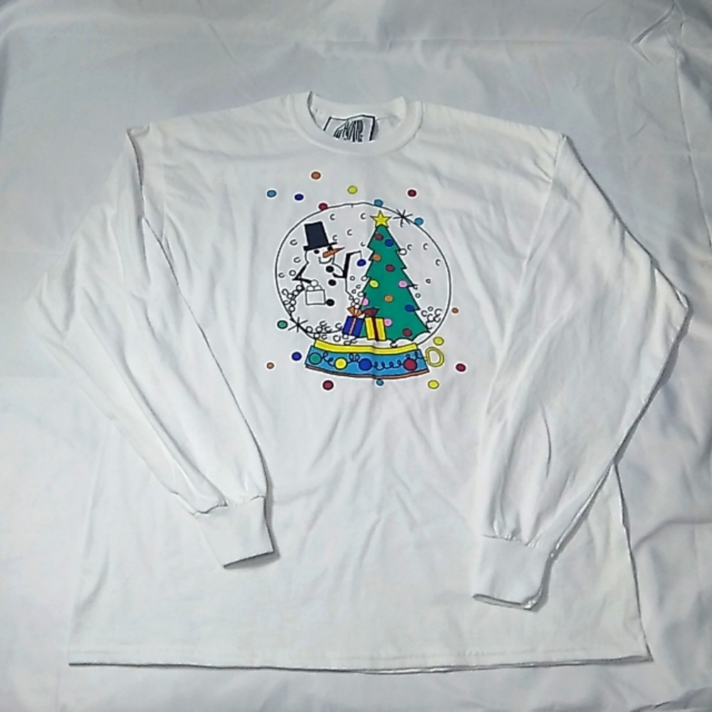 Christmas Blouse White XL